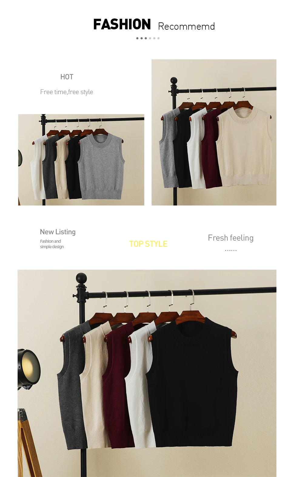 Tops Female Vest Clothing Blouse Preppy Style Aesthetic Sweater Sweaters Pullover Women Women's Warm Korean Padded Woman Knitted