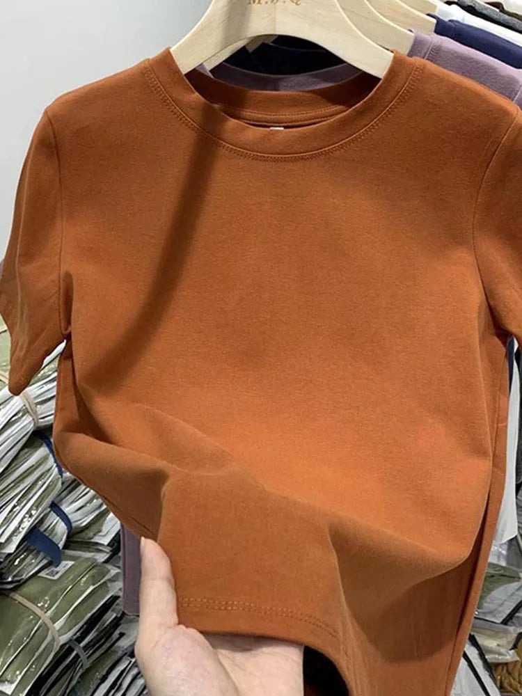 Camiseta de mujer, camiseta de niña, ropa de mujer, tops, camiseta femenina de manga corta, camiseta de primavera, camiseta sexy Y2k blanca