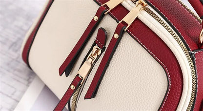 Bolsos de hombro de moda para mujer, de piel sintética, tipo bandolera, pequeños, con correa ancha