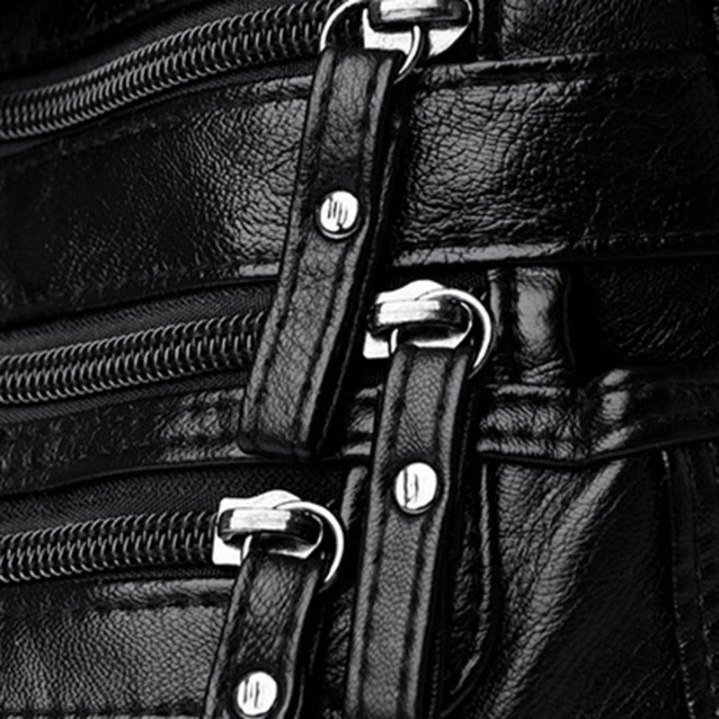 Bolso de hombro para mujer, de PU, versátil, de doble capa, gran capacidad, sencillo, estilo retro, con herrajes de alta calidad, bandolera para mujer.