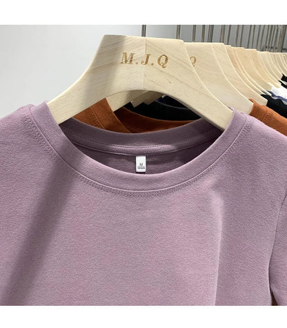Women T Shirt Girls T-Shirt Woman Clothes Tops  Tshirt Female Short Sleeve Spring Tee Sexy Y2k Top White