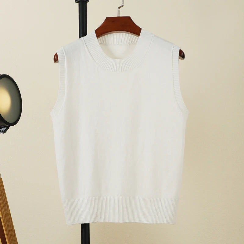 Tops Chaleco femenino Ropa Blusa Estilo preppy Suéter estético Suéteres Pulóver Mujer Cálido Coreano Acolchado Mujer Tejido
